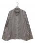 CITYSHOP（シティショップ）の古着「HOODIE シャツ」｜ホワイト×ブラウン