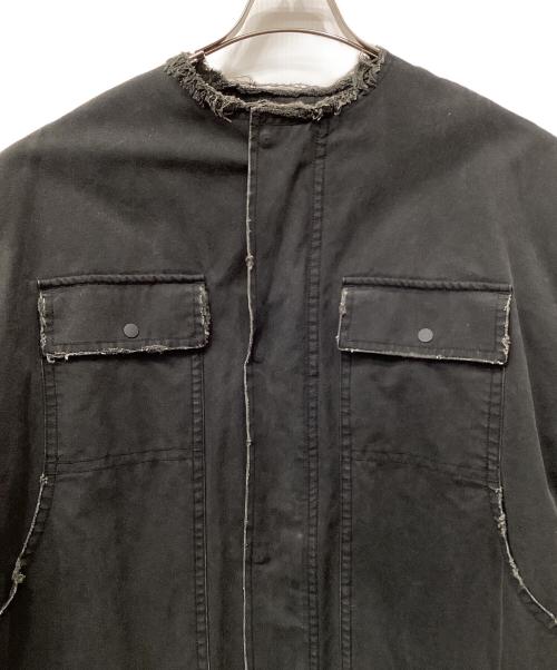 CITYSHOP（シティショップ）CITYSHOP (シティショップ) NO COLLAR DUCK ジャケット ブラック サイズ:freeの古着・服飾アイテム