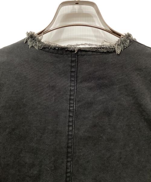 CITYSHOP（シティショップ）CITYSHOP (シティショップ) NO COLLAR DUCK ジャケット ブラック サイズ:freeの古着・服飾アイテム