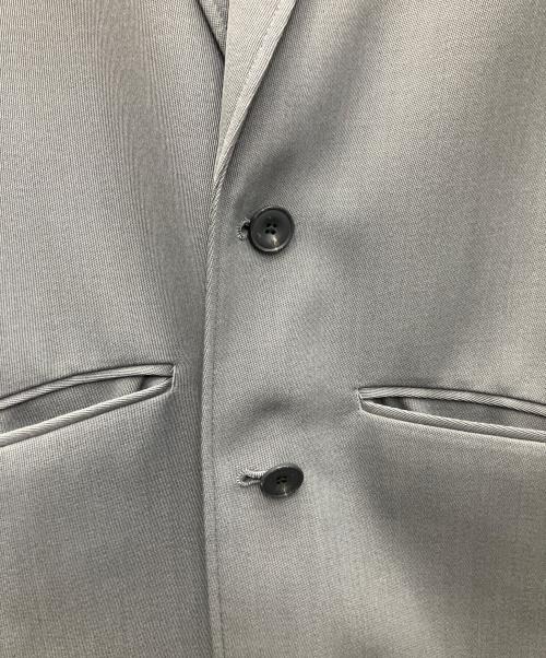 PUBLIC TOKYO（パブリックトウキョウ）PUBLIC TOKYO (パブリックトウキョウ) AQUA WOOLカルゼシングルジャケット グレー サイズ:3の古着・服飾アイテム