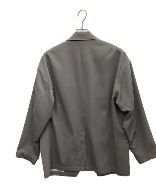 PUBLIC TOKYO（パブリックトウキョウ）PUBLIC TOKYO (パブリックトウキョウ) AQUA WOOLカルゼシングルジャケット グレー サイズ:3の古着・服飾アイテム