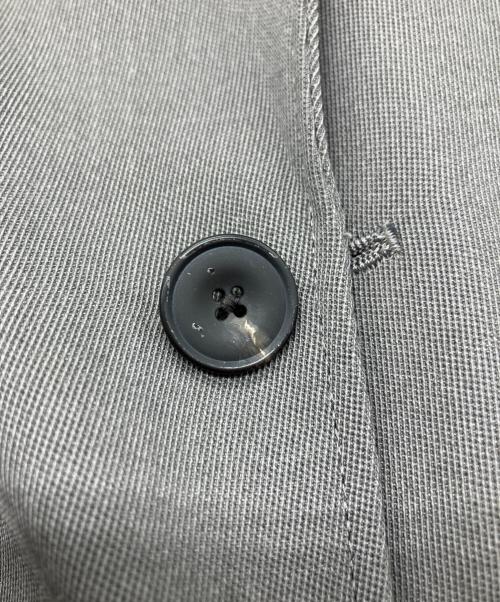 PUBLIC TOKYO（パブリックトウキョウ）PUBLIC TOKYO (パブリックトウキョウ) AQUA WOOLカルゼシングルジャケット グレー サイズ:3の古着・服飾アイテム