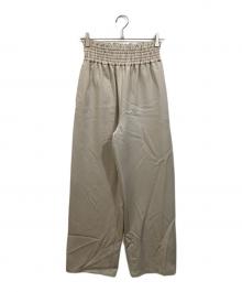 JOURNAL STANDARD（ジャーナルスタンダード）の古着「ライクストレッチワイドパンツ」｜ベージュ