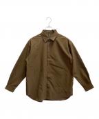 DESCENTE ALLTERRAINデザイント オルテライン）の古着「SOLOTEX L/S SHIRS」｜ブラウン