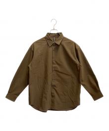 DESCENTE ALLTERRAIN（デザイント オルテライン）の古着「SOLOTEX L/S SHIRS」｜ブラウン