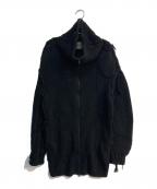 MIHARA YASUHIROミハラヤスヒロ）の古着「ニットジャケット」｜ブラック