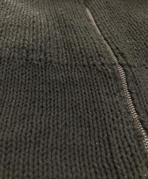 MIHARA YASUHIRO（ミハラヤスヒロ）MIHARA YASUHIRO (ミハラヤスヒロ) ニットジャケット ブラック サイズ:38の古着・服飾アイテム