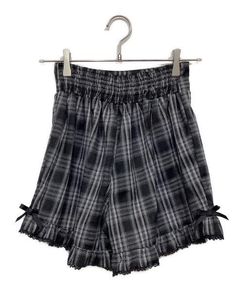 LIZ LISA（リズリサ）LIZ LISA (リズリサ) フリルエプロンセットアップ グレー×ブラックの古着・服飾アイテム
