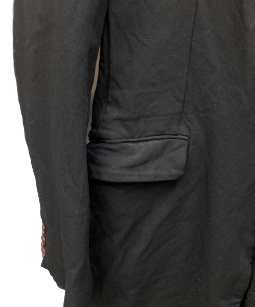 COMME des GARCONS HOMME PLUS（コムデギャルソンオムプリュス）COMME des GARCONS HOMME PLUS (コムデギャルソンオムプリュス) ポリ縮絨ロングジャケット ブラック サイズ:Sの古着・服飾アイテム