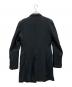 COMME des GARCONS HOMME PLUS (コムデギャルソンオムプリュス) ポリ縮絨ロングジャケット ブラック サイズ:S：29000円