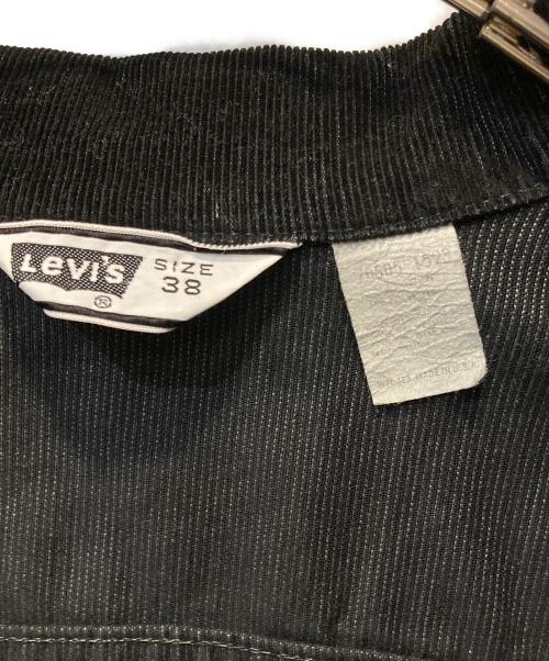 LEVI'S（リーバイス）LEVI'S (リーバイス) コーデュロイジャケット ブラック サイズ:38の古着・服飾アイテム