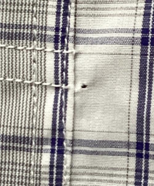 JUNYA WATANABE MAN（ジュンヤワタナベマン）JUNYA WATANABE MAN (ジュンヤワタナベマン) フラワーパターン切替チェックシャツ グレー×ブルー サイズ:XSの古着・服飾アイテム