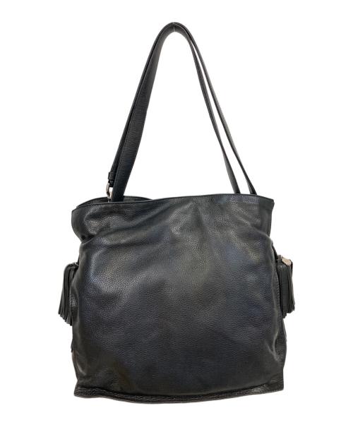 LOEWE（ロエベ）LOEWE (ロエベ) フラメンコ　アナグラム　ショルダーバッグ ブラックの古着・服飾アイテム