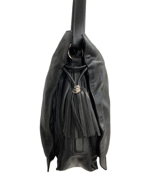 LOEWE（ロエベ）LOEWE (ロエベ) フラメンコ　アナグラム　ショルダーバッグ ブラックの古着・服飾アイテム