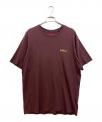 SUPREMEシュプリーム）の古着「Washed Capital S/S Top」｜ブラウン