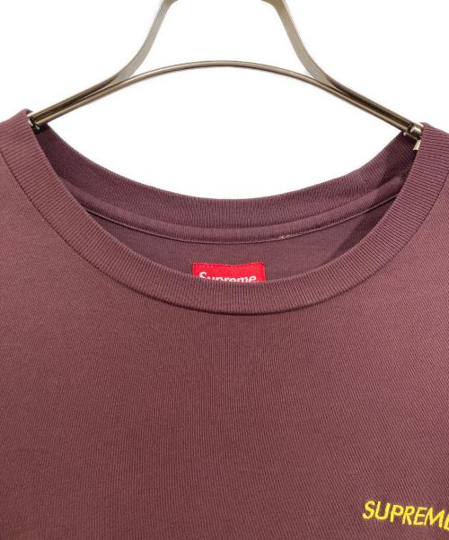 SUPREME（シュプリーム）SUPREME (シュプリーム) Washed Capital S/S Top ブラウン サイズ:XLの古着・服飾アイテム