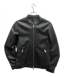 STUDIOUS（ステュディオス）の古着「ラムレザージャケット」｜ブラック