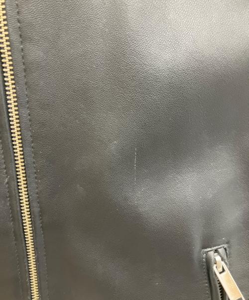 STUDIOUS（ステュディオス）STUDIOUS (ステュディオス) ラムレザージャケット ブラック サイズ:SIZE3の古着・服飾アイテム