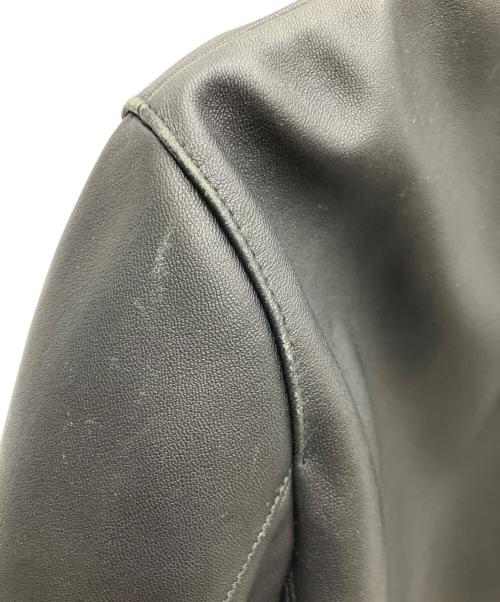 STUDIOUS（ステュディオス）STUDIOUS (ステュディオス) ラムレザージャケット ブラック サイズ:SIZE3の古着・服飾アイテム
