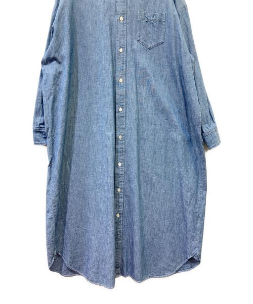 FRAMeWORK（フレームワーク）FRAMeWORK (フレームワーク) シャツワンピース ブルー サイズ:Freeの古着・服飾アイテム