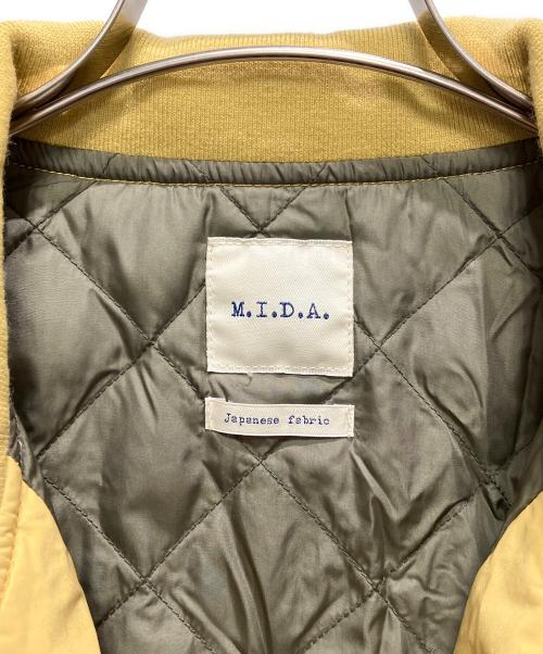 M.I.D.A.（ミダ）M.I.D.A. (ミダ) ダウンジャケット イエロー サイズ:50の古着・服飾アイテム