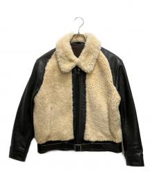 HOR.L.TOGS（ソノタブランド）の古着「ホースハイドグリズリージャケット」｜ブラウン