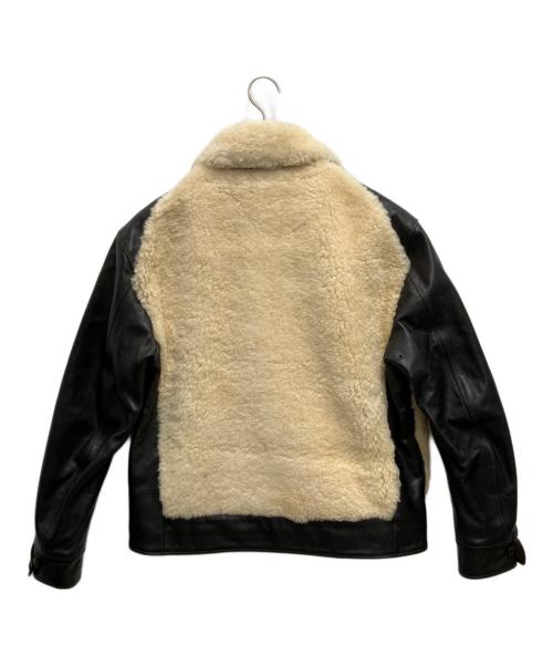 HOR.L.TOGS（ソノタブランド）HOR.L.TOGS (ソノタブランド) ホースハイドグリズリージャケット ブラウン サイズ:46の古着・服飾アイテム