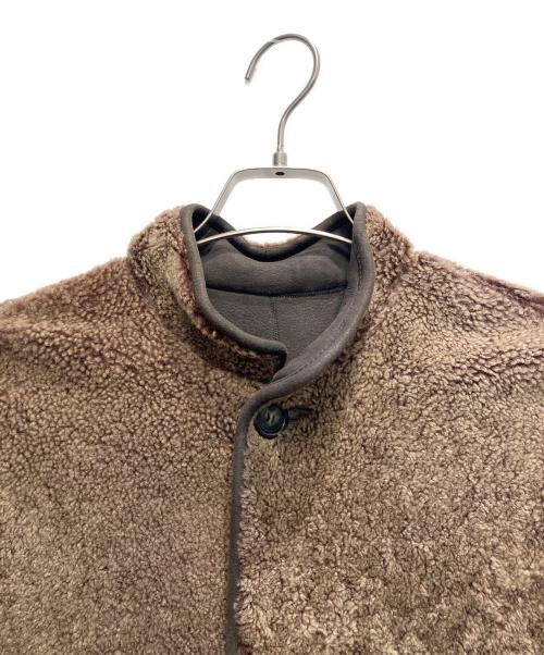 Max Mara WEEK END LINE（マックスマーラ ウイークエンドライン）Max Mara WEEK END LINE (マックスマーラ ウイークエンドライン) リバーシブルムートンジャケット ブラウン サイズ:42の古着・服飾アイテム