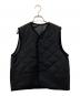 kurashi&trips publishing（クラシアンドトリップス パブリッシング）の古着「キルティングベスト」｜ブラック