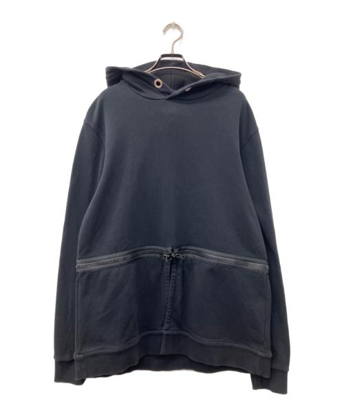 GIVENCHY（ジバンシィ）GIVENCHY (ジバンシィ) ZIP POPOVER HOODY/ジップポップオーバーフーディー ブラック サイズ:Mの古着・服飾アイテム