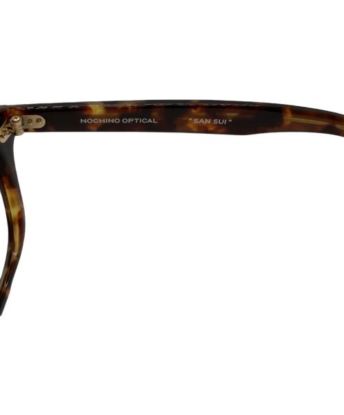 NOCHINO OPTICAL（ノチノオプティカル）NOCHINO OPTICAL (ノチノオプティカル) サングラス ブラウン サイズ:49/20/147の古着・服飾アイテム