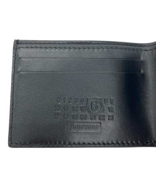 Maison Margiela（メゾンマルジェラ）Maison Margiela (メゾンマルジェラ) SUPREME (シュプリーム) Receipt Wallet ブラック×ホワイトの古着・服飾アイテム