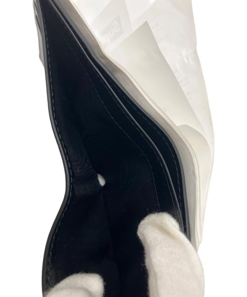 Maison Margiela（メゾンマルジェラ）Maison Margiela (メゾンマルジェラ) SUPREME (シュプリーム) Receipt Wallet ブラック×ホワイトの古着・服飾アイテム