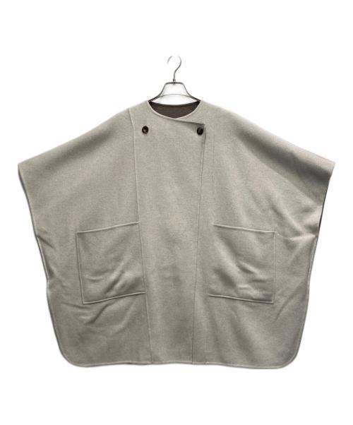 CLOCHE（クロシェ）CLOCHE (クロシェ) リバーシブルマントコート アイボリー サイズ:2の古着・服飾アイテム