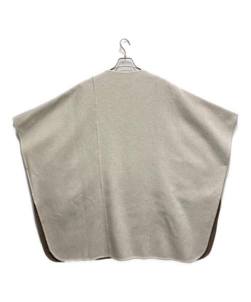 CLOCHE（クロシェ）CLOCHE (クロシェ) リバーシブルマントコート アイボリー サイズ:2の古着・服飾アイテム