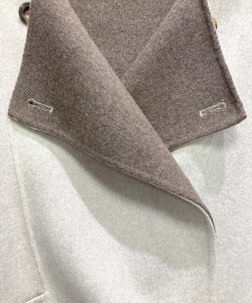 CLOCHE（クロシェ）CLOCHE (クロシェ) リバーシブルマントコート アイボリー サイズ:2の古着・服飾アイテム