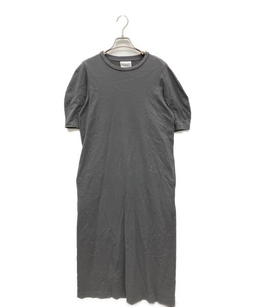 SLOANE（スローン）SLOANE (スローン) ギザコットンパフスリーブワンピース グレー サイズ:2の古着・服飾アイテム