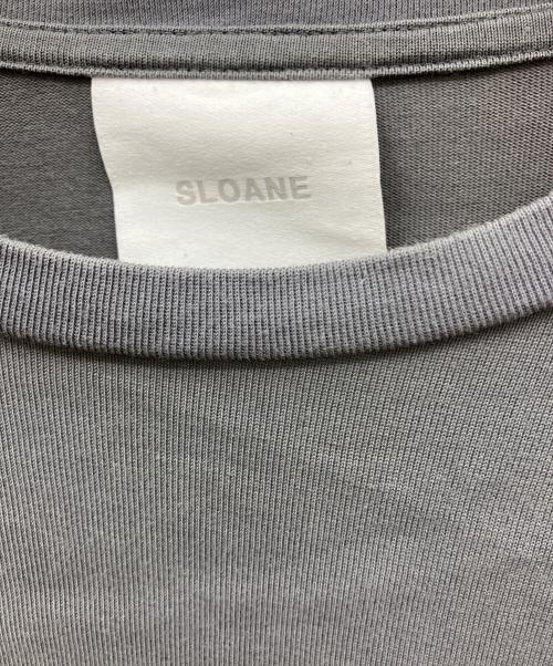 SLOANE（スローン）SLOANE (スローン) ギザコットンパフスリーブワンピース グレー サイズ:2の古着・服飾アイテム