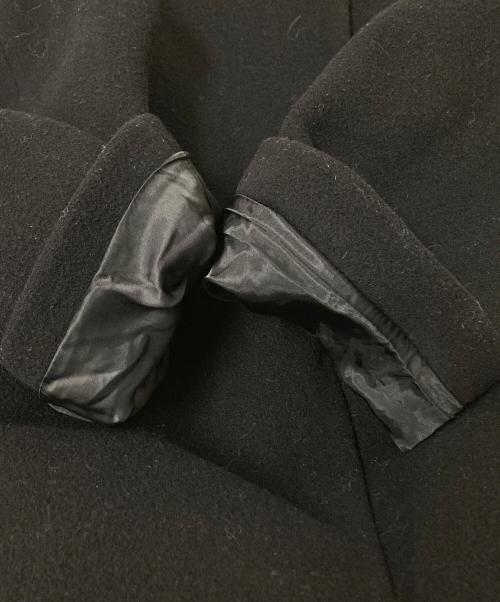 BEAUTY&YOUTH（ビューティーアンドユース）BEAUTY&YOUTH (ビューティーアンドユース) ビーバーノーカラーロングコート ブラック サイズ:Mの古着・服飾アイテム