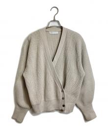 Noble（ノーブル）の古着「片畦カシュクール風プルオーバー　アクリル混ニット」｜グレー