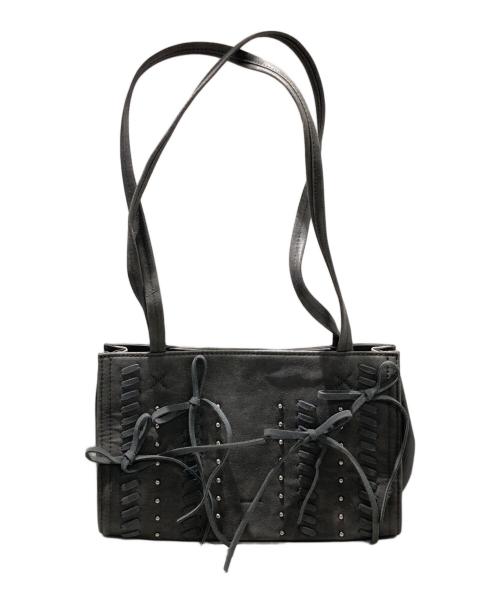 STAND OIL（スタンドオイル）STAND OIL (スタンドオイル) Oblong Bag Lace up グレー サイズ:-の古着・服飾アイテム