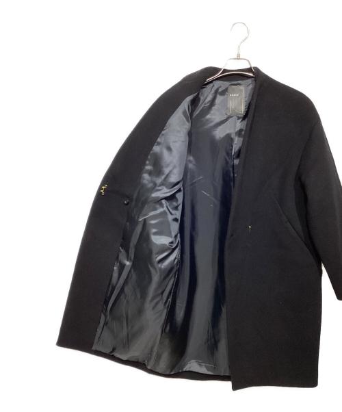 Noble（ノーブル）Noble (ノーブル) MTRウールカシミヤミニマルVコート ブラック サイズ:38の古着・服飾アイテム