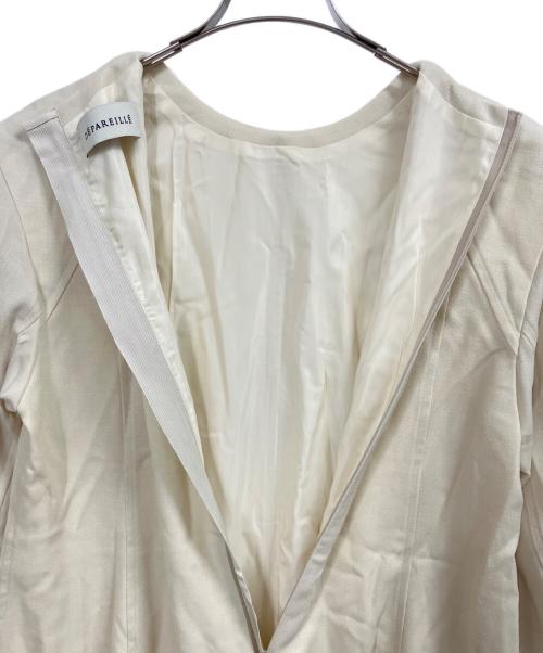 DEPAREILLE（デパリエ）DEPAREILLE (デパリエ) クルーネックウールワンピース アイボリー サイズ:38の古着・服飾アイテム
