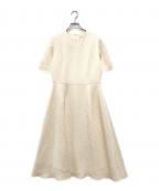 MWエムダブリュー）の古着「パール袖クルーネックワンピース」｜アイボリー
