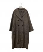 WEEKEND Max Maraウィークエンド マックスマーラ）の古着「チェックチェスターコート」｜ブラウン