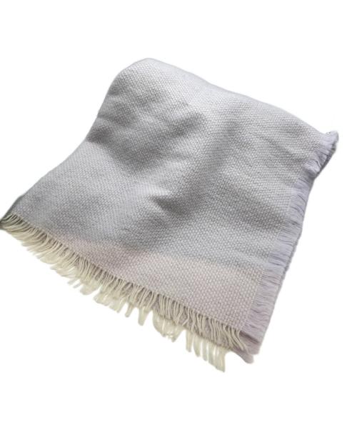 ASAUCE MELER（アソースメレ）ASAUCE MELER (アソースメレ) モヘア混大判ストール パープルの古着・服飾アイテム