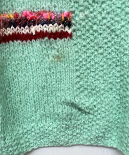 Juana de Arco（ホォアナ デ アルコ）Juana de Arco (ホォアナ デ アルコ) ニットポンチョ グリーン サイズ:FREEの古着・服飾アイテム