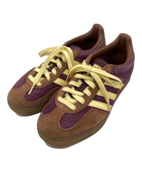 adidas（アディダス）adidas (アディダス) Gazelle Indoor パープル×イエロー サイズ:24.5cmの古着・服飾アイテム