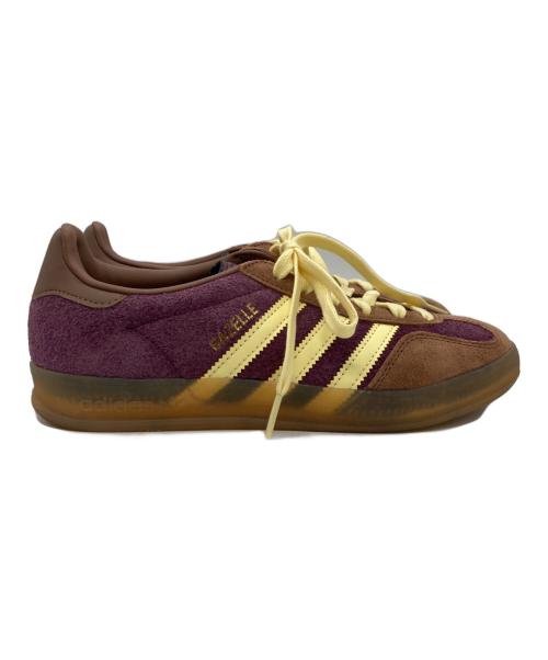 adidas（アディダス）adidas (アディダス) Gazelle Indoor パープル×イエロー サイズ:24.5cmの古着・服飾アイテム