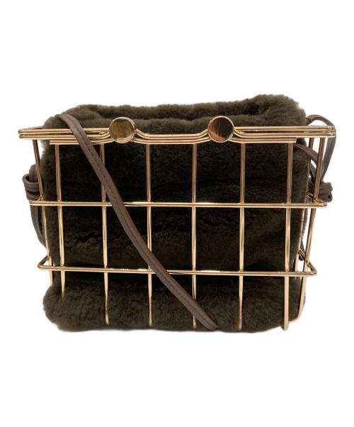 ZANCHETTI（ザンケッティー）ZANCHETTI (ザンケッティー) MARKET BAG　エコファーショルダーバッグ ブラウンの古着・服飾アイテム